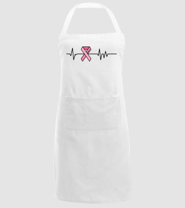 Heartbeat faith model alb pe tricou