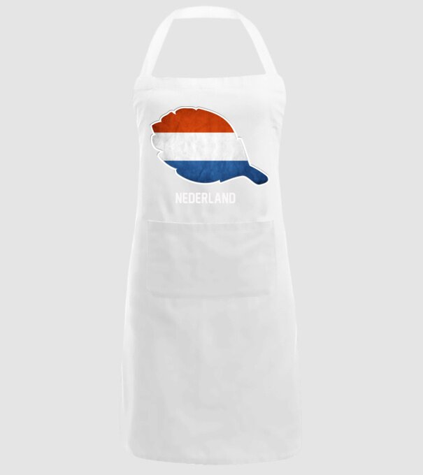Steag olandez model alb pe tricou