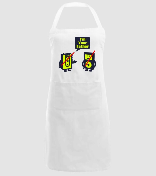 'I''m Your Father 1' model alb pe tricou