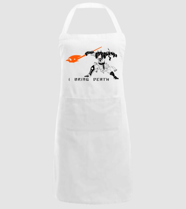 I bring death model alb pe tricou