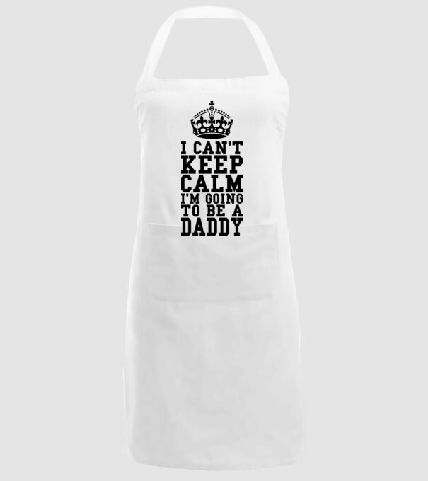 'I can''t keep calm, I''m going to be a daddy' model alb pe tricou