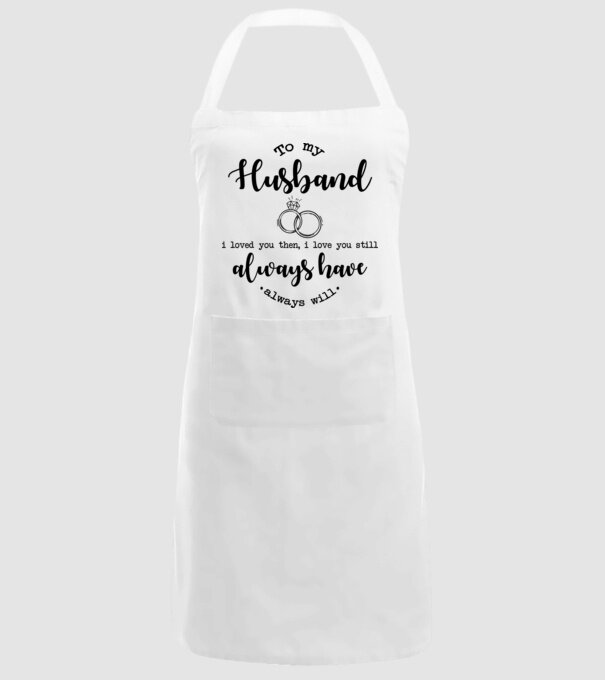 I loved you then i love you still husband model alb pe tricou