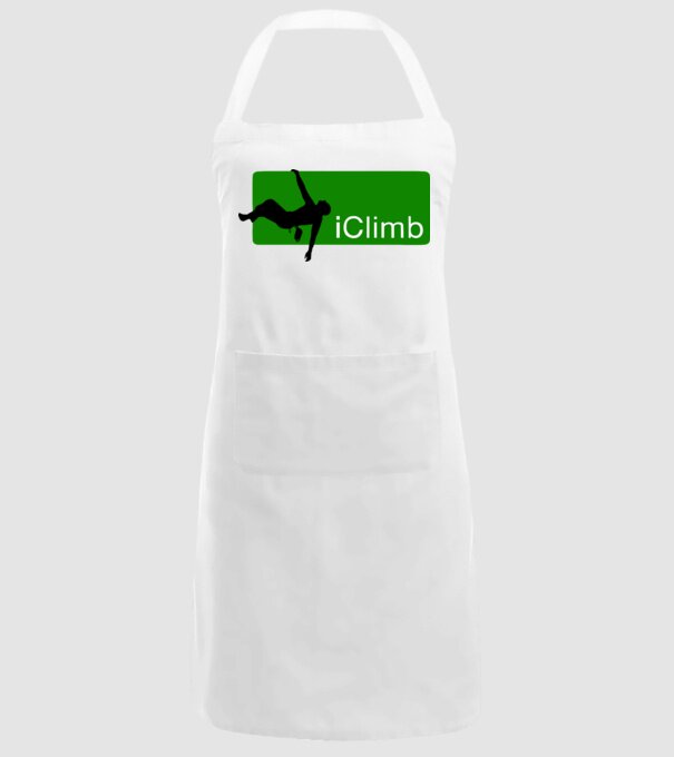 iClimb model alb pe tricou