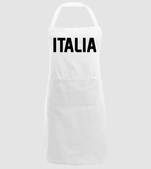 Italia model alb pe tricou