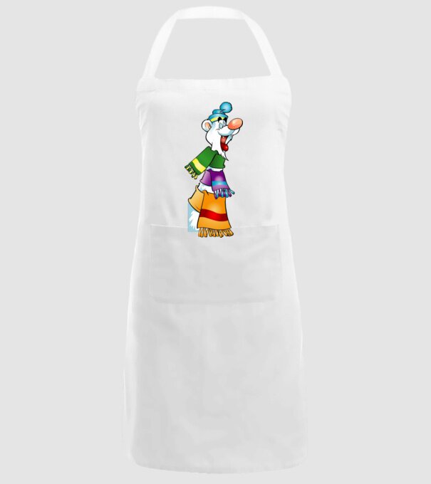 urs polar model alb pe tricou