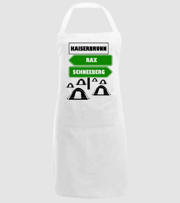 Kaiserbrunn model alb pe tricou