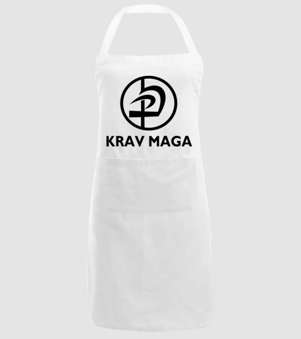 Kravmaga model alb pe tricou