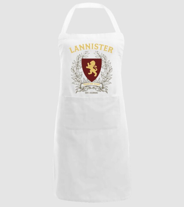 Lannister model alb pe tricou