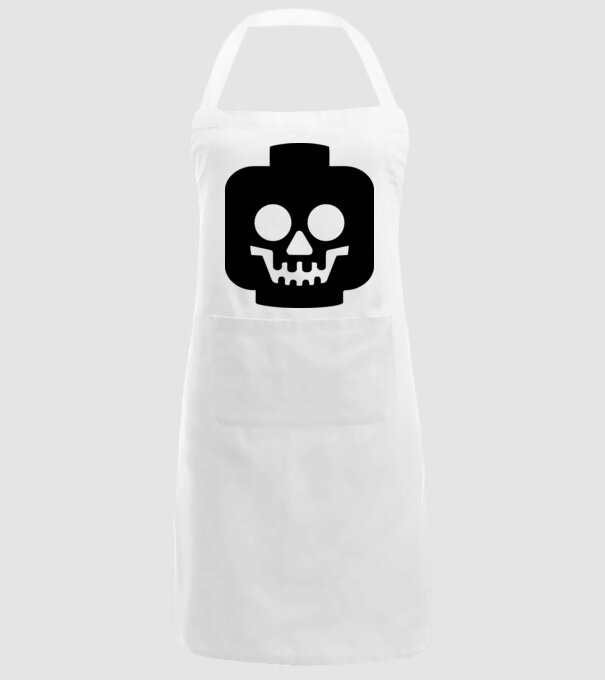 Lego Death Face.eps model alb pe tricou