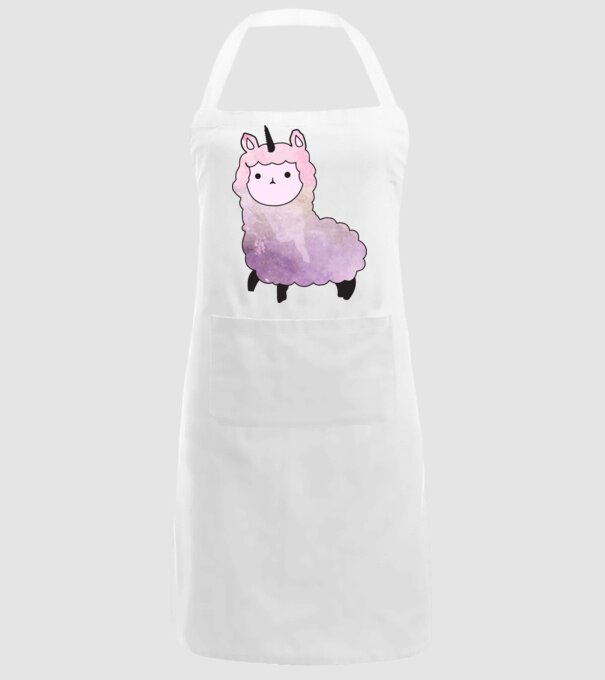 Llamacorn cutie model alb pe tricou