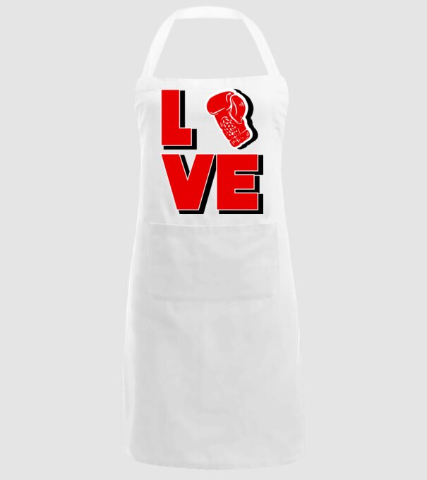 LOVE BOX model alb pe tricou