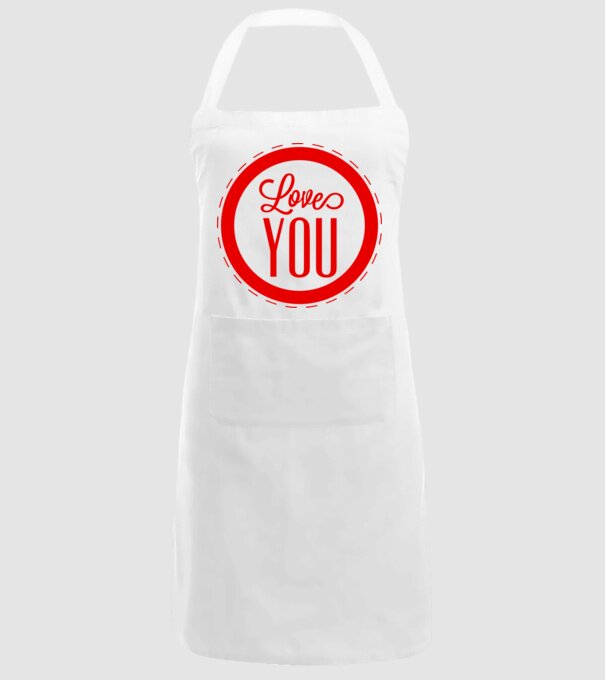 love you model alb pe tricou
