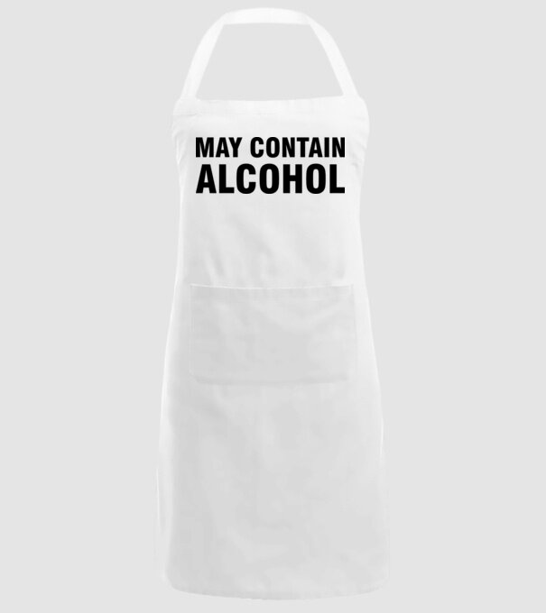 May contain alcohol model alb pe tricou