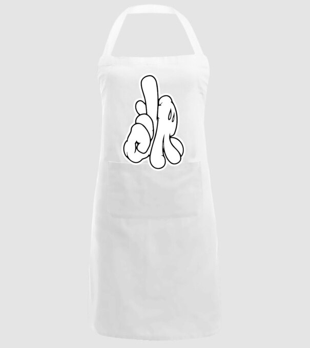 Mâinile lui Mickey model alb pe tricou