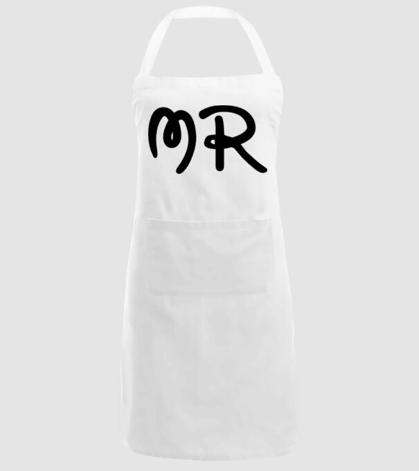 Mr model alb pe tricou