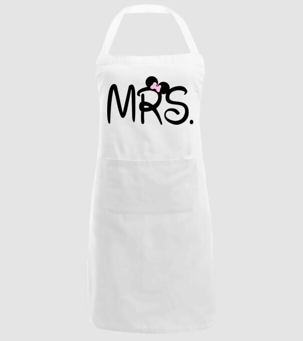 Mrs. model alb pe tricou