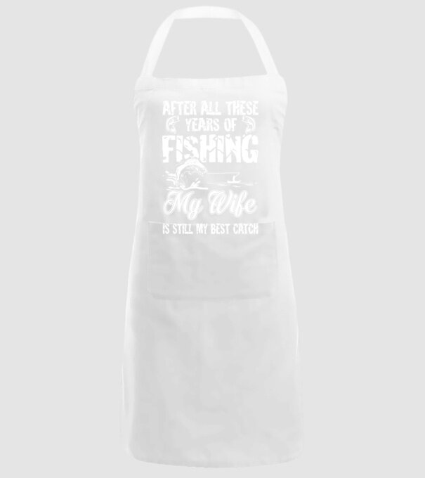 my wife best catch model alb pe tricou