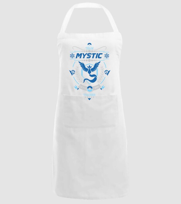 Mystic team model alb pe tricou