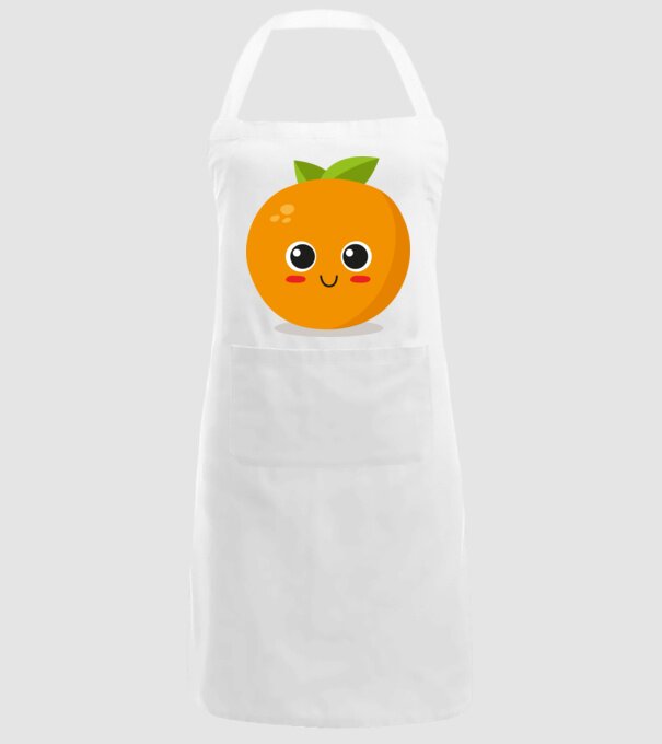 Portocală model alb pe tricou