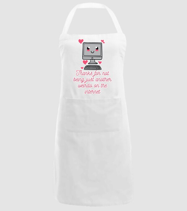 Not another weirdo model alb pe tricou