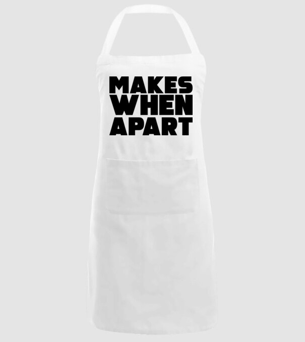 Cuplu Nothing makes sense... model alb pe tricou