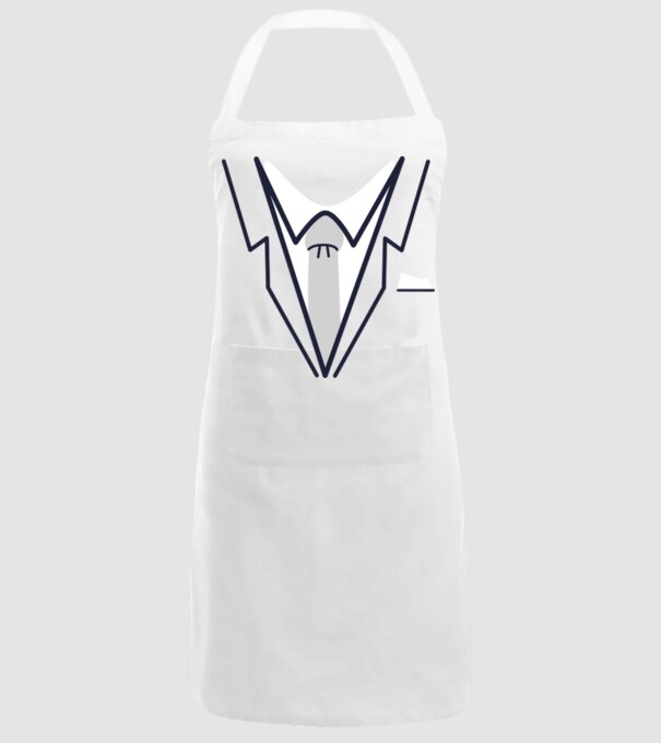 Costum 1 model alb pe tricou