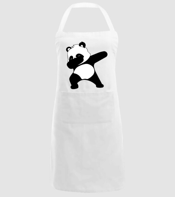 Panda DAB model alb pe tricou