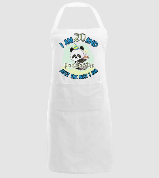 PANDASTIC 20 model alb pe tricou