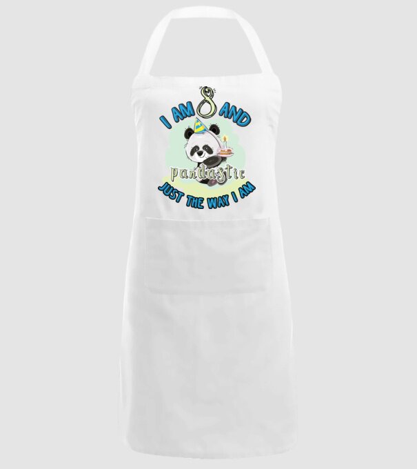 PANDASTIC 8 model alb pe tricou