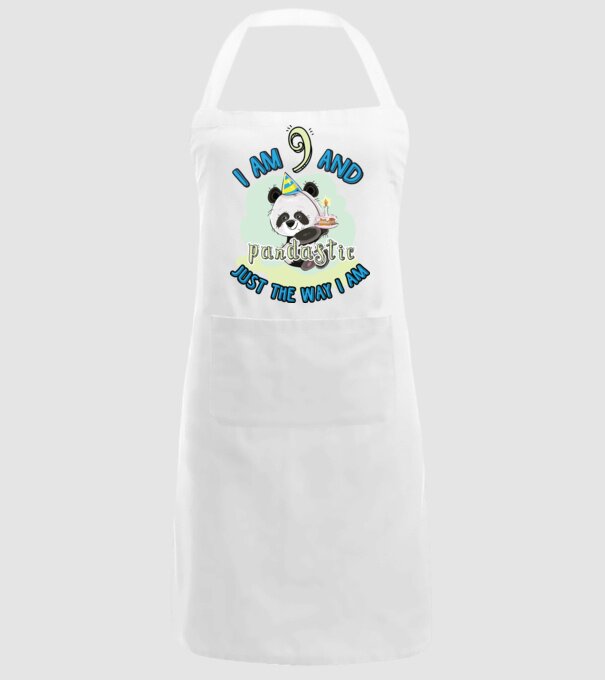 PANDASTIC 9 model alb pe tricou