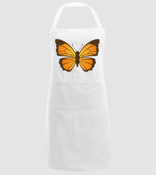 Butterfly model alb pe tricou
