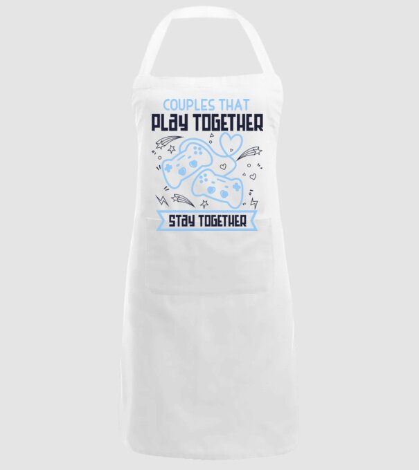 Play together model alb pe tricou