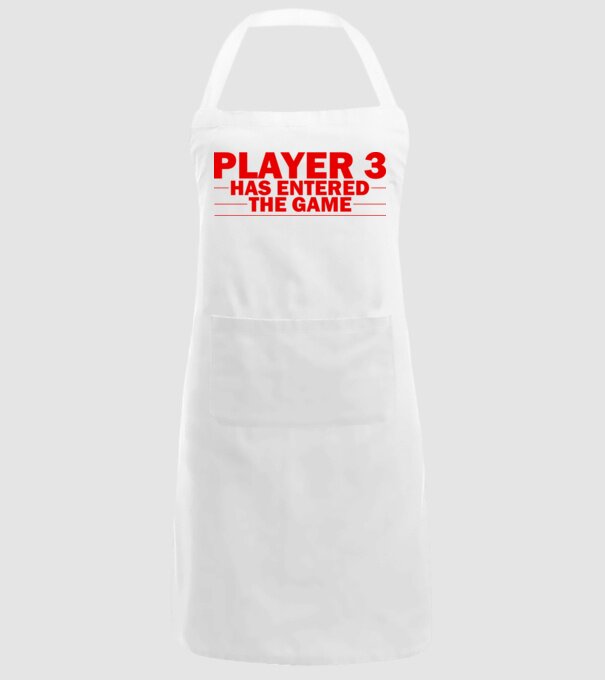 Player 3 entered the game model alb pe tricou