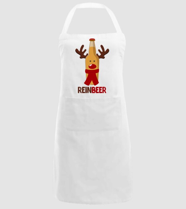 Bere REINBEER model alb pe tricou