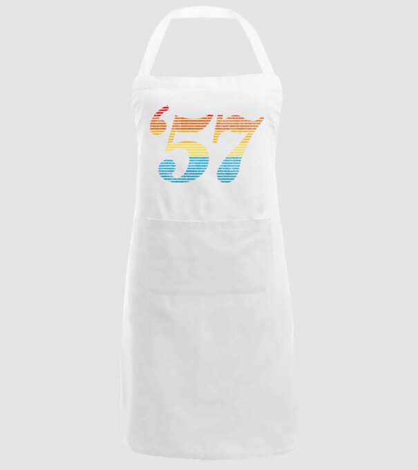 Retro Birthday 1957 model alb pe tricou