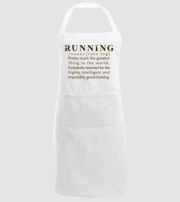 Running definition model alb pe tricou