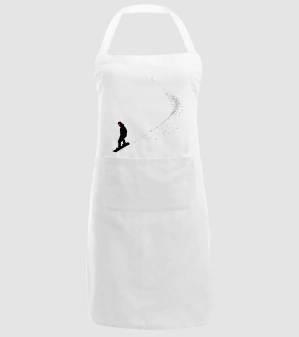 Slope Pantă model alb pe tricou