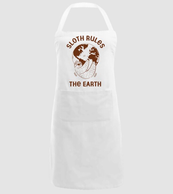 Sloth rules the world model alb pe tricou