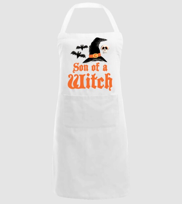 Son of a witch model alb pe tricou