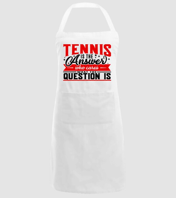 Sport is the answer JUCĂTOR TENIS model alb pe tricou