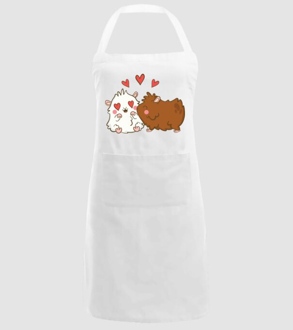 HAMSTERI ÎNDRĂGOSTIȚI model alb pe tricou