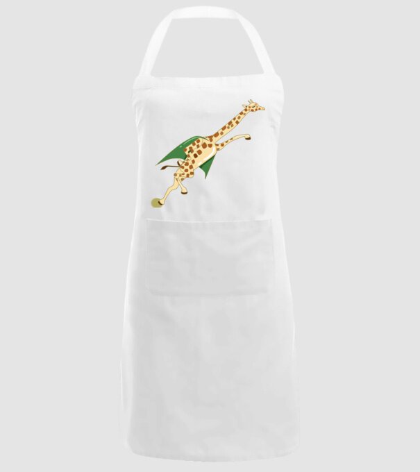 Girafă Super model alb pe tricou