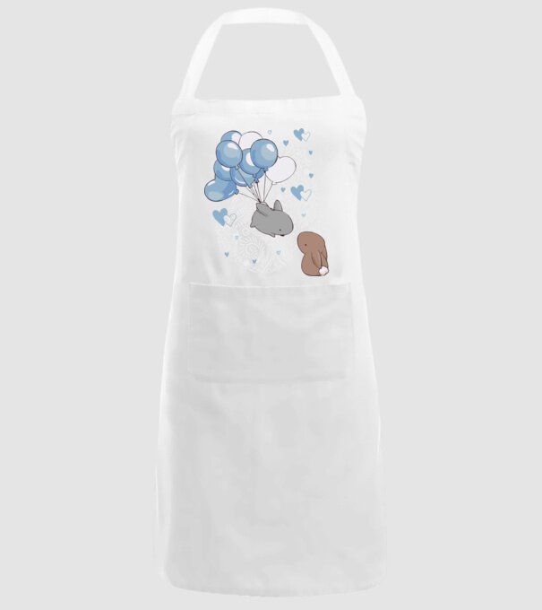 Tu ești melodia inimii mele iepurași model alb pe tricou