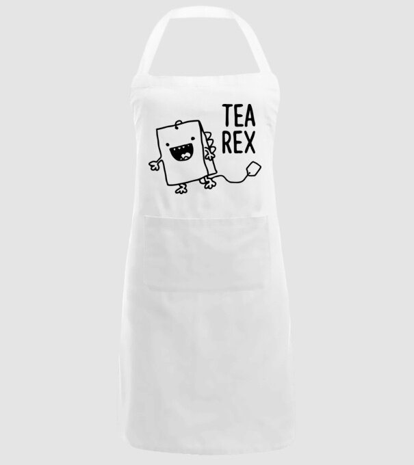 Tea rex model alb pe tricou