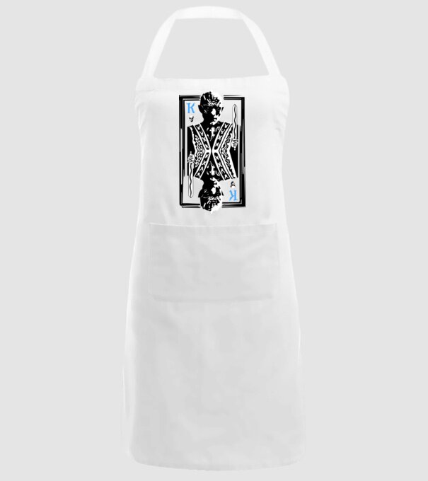 The Winter King model alb pe tricou