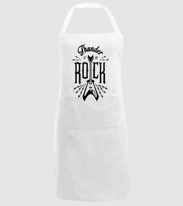 Thunder Rock model alb pe tricou