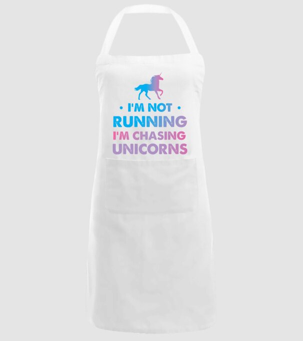 Unicorn Alergare model alb pe tricou