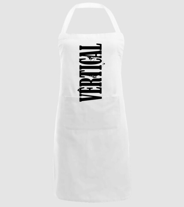 Vertical model alb pe tricou