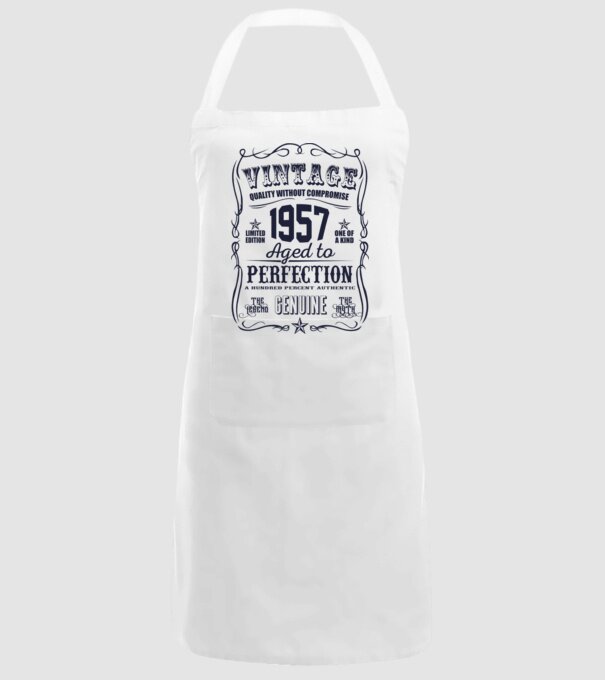 Vintage Perfection - 1957 model alb pe tricou
