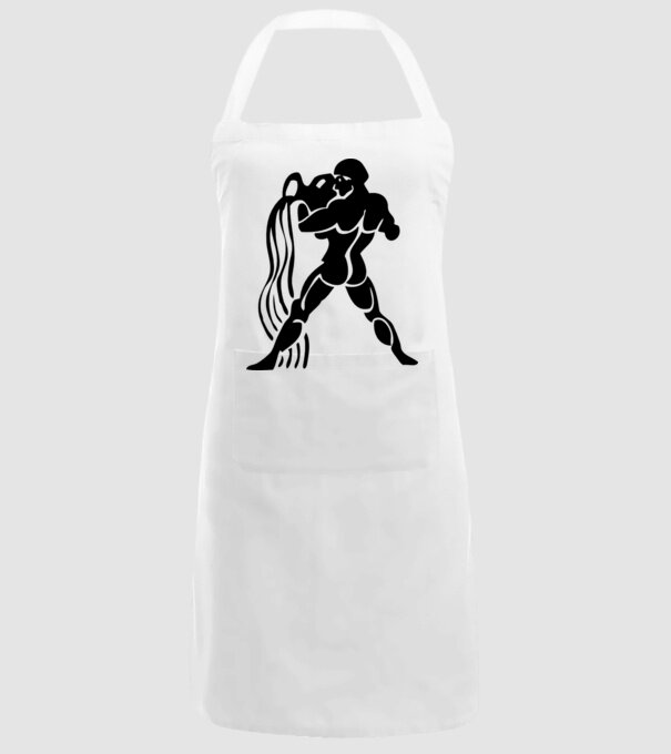 Aquarius Horoscope model alb pe tricou